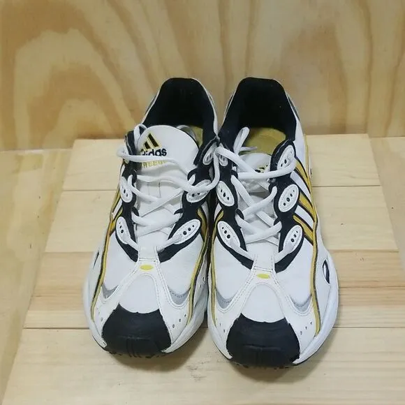 Vintage Adidas Ozweego 3 White Yellow Shoes Men's size 11