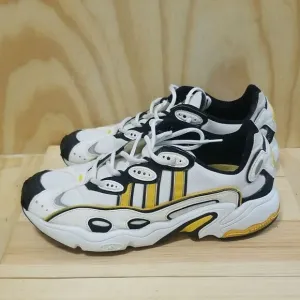 Vintage Adidas Ozweego 3 White Yellow Shoes Men's size 11