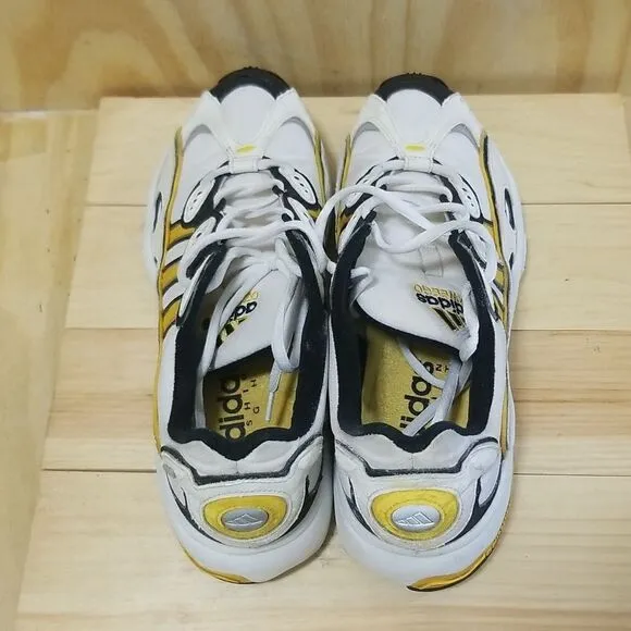 Vintage Adidas Ozweego 3 White Yellow Shoes Men's size 11