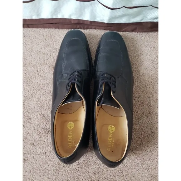 Vintage ALDEN 757 Mens Size 13 Handmade In The USA Black Shoes AAAA/AA