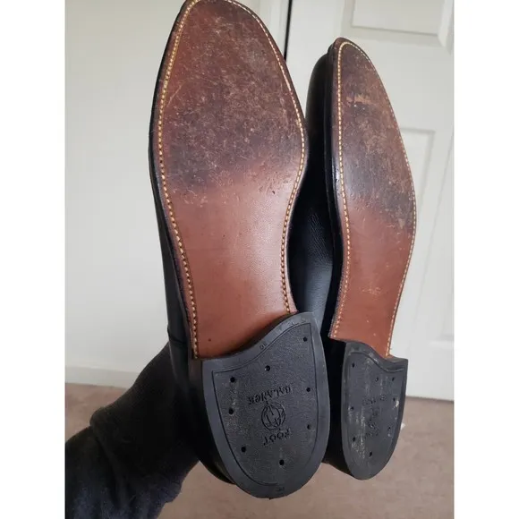 Vintage ALDEN 757 Mens Size 13 Handmade In The USA Black Shoes AAAA/AA