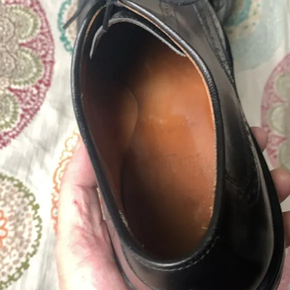 Vintage Allen Edmonds 1903 Chester Black Oxford Wingtips 9.5 EUC