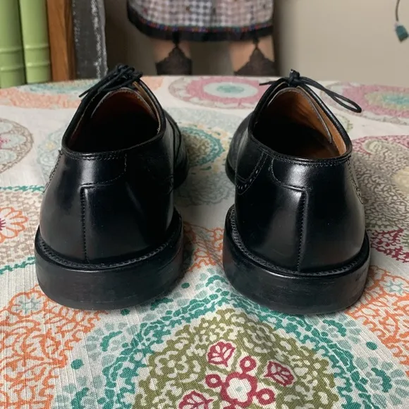 Vintage Allen Edmonds 1903 Chester Black Oxford Wingtips 9.5 EUC