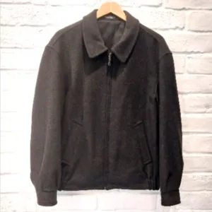 VINTAGE Baracuta Wool Cashmere Jacket Mens M Medium Black Harrington G9 Bomber