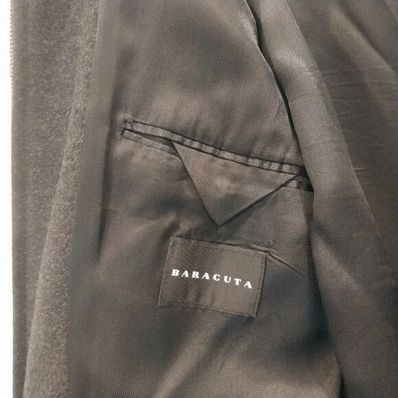 VINTAGE Baracuta Wool Cashmere Jacket Mens M Medium Black Harrington G9 Bomber