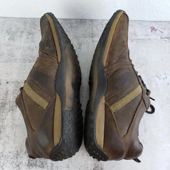 Vintage Bed Stu Verago Leather Sneakers Y2K Shoes Men's sz 10.5 Brown Distressed