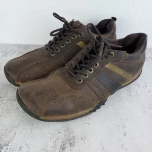 Vintage Bed Stu Verago Leather Sneakers Y2K Shoes Men's sz 10.5 Brown Distressed