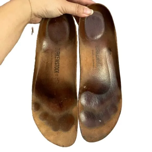Vintage Birkenstock Brown Leather Oxford Shoes - 41EU 🇩🇪
