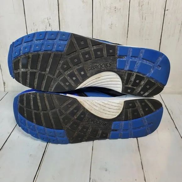 Vintage Brooks Men's 10.5 Fusion Blue Running Shoes Tennis Sneakers