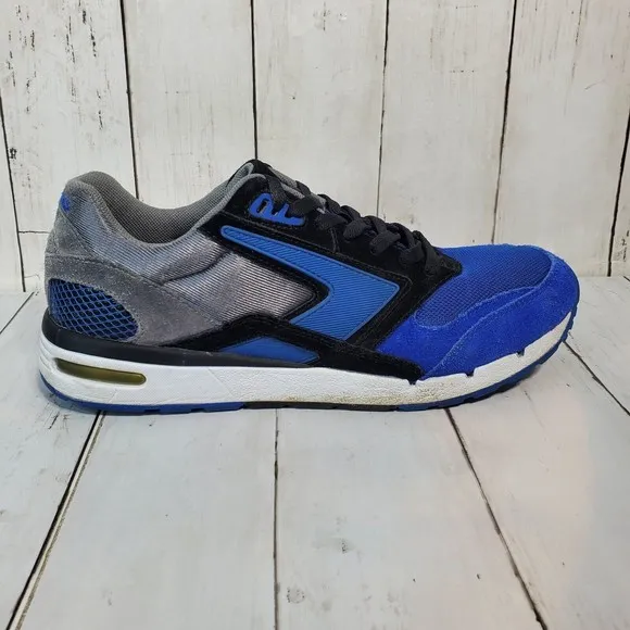 Vintage Brooks Men's 10.5 Fusion Blue Running Shoes Tennis Sneakers