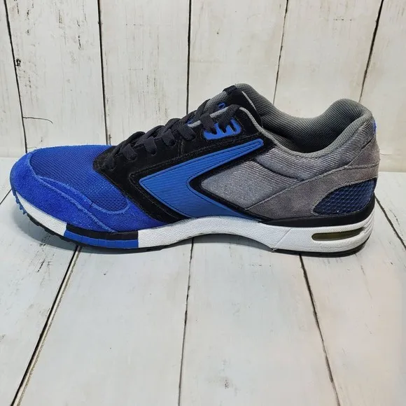 Vintage Brooks Men's 10.5 Fusion Blue Running Shoes Tennis Sneakers