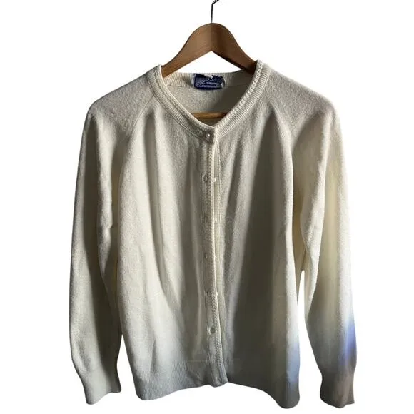 Vintage cardigan cream button up size small