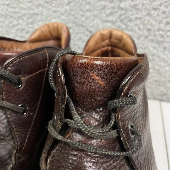 Vintage Clarks‎ 30086 Chukka Brown Leather Boots Active Air Shoes Men's 11M