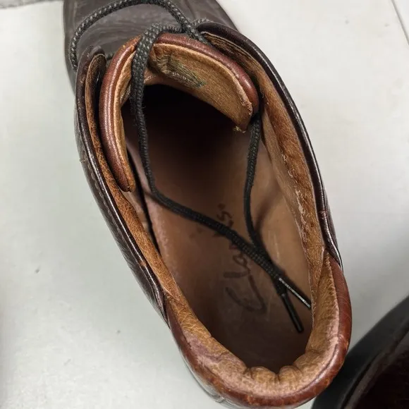 Vintage Clarks‎ 30086 Chukka Brown Leather Boots Active Air Shoes Men's 11M