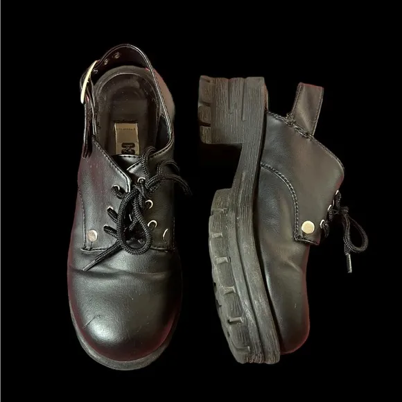 VINTAGE Coco Blue 90s Platform Shoes