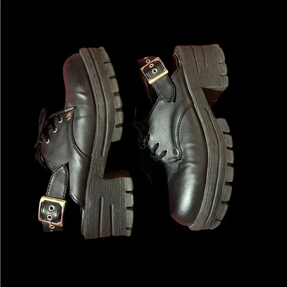VINTAGE Coco Blue 90s Platform Shoes