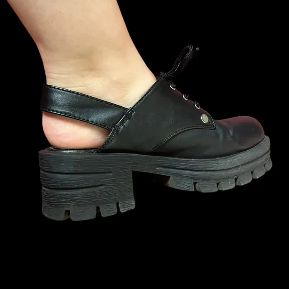 VINTAGE Coco Blue 90s Platform Shoes