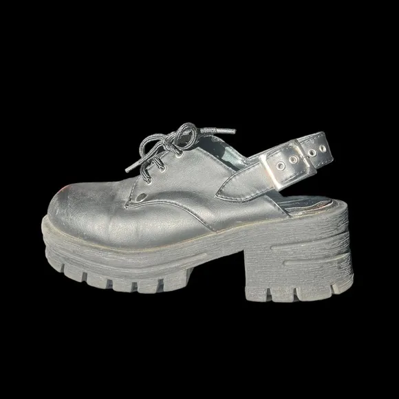 VINTAGE Coco Blue 90s Platform Shoes