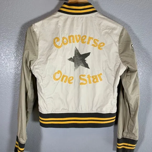 Vintage Converse One Star Yellow Grey Jacket