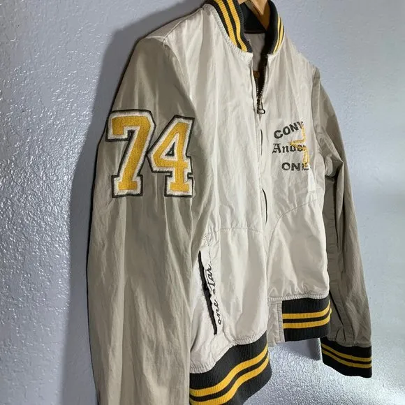 Vintage Converse One Star Yellow Grey Jacket