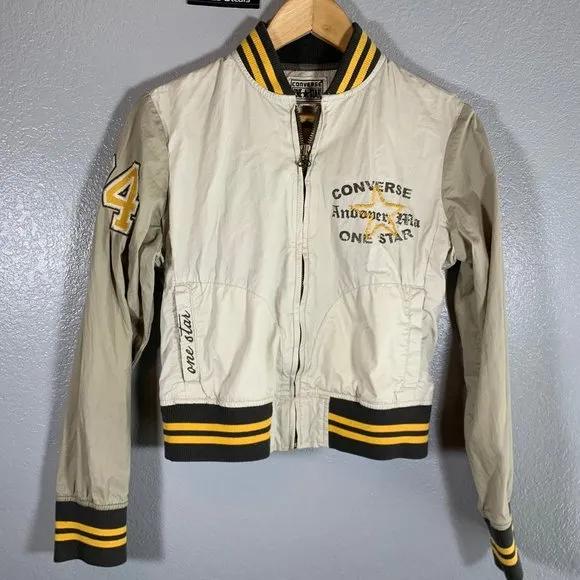 Vintage Converse One Star Yellow Grey Jacket