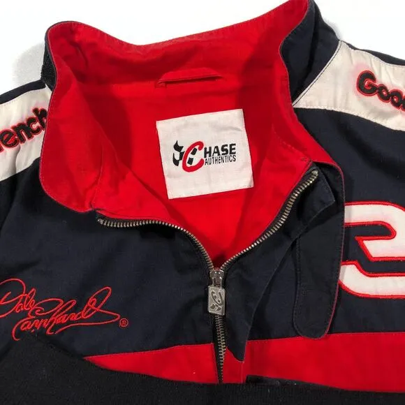 Vintage Dale Earnhardt Jr. Goodwrench Service NASCAR Racing Jacket Size XL B31