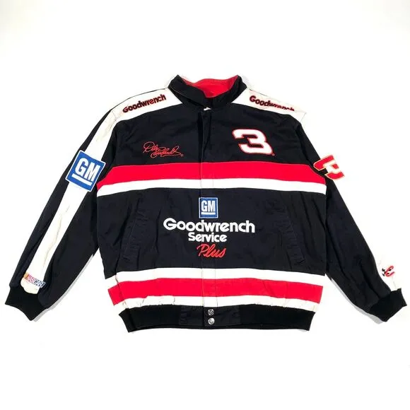 Vintage Dale Earnhardt Jr. Goodwrench Service NASCAR Racing Jacket Size XL B31