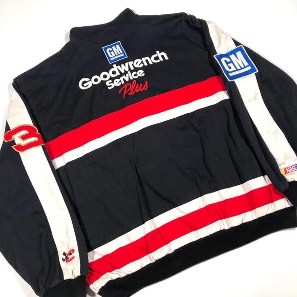 Vintage Dale Earnhardt Jr. Goodwrench Service NASCAR Racing Jacket Size XL B31