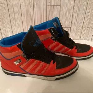 Vintage Dead Stock Adidas Conductor Hi Top Shoes Mens Size 12- preowned