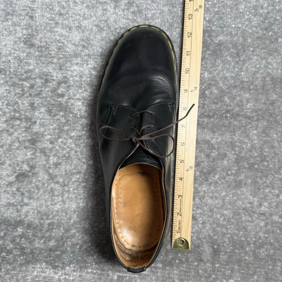 Vintage Dr. Martens 1461 Black Leather Shoes Made In England Men's US 11?