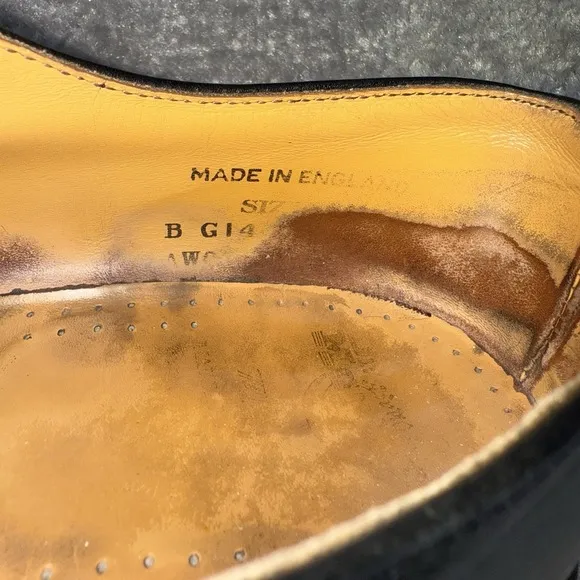 Vintage Dr. Martens 1461 Black Leather Shoes Made In England Men's US 11?