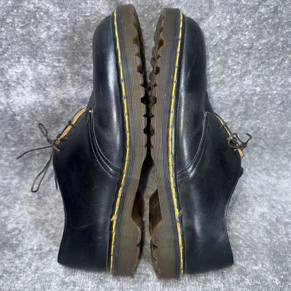Vintage Dr. Martens 1461 Black Leather Shoes Made In England Men's US 11?