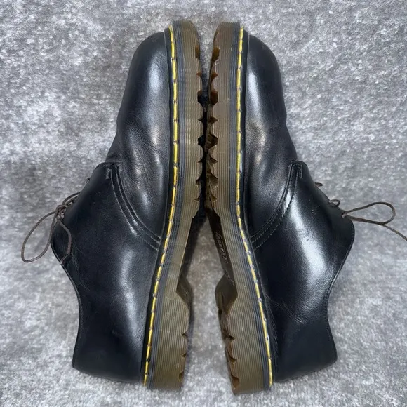 Vintage Dr. Martens 1461 Black Leather Shoes Made In England Men's US 11?