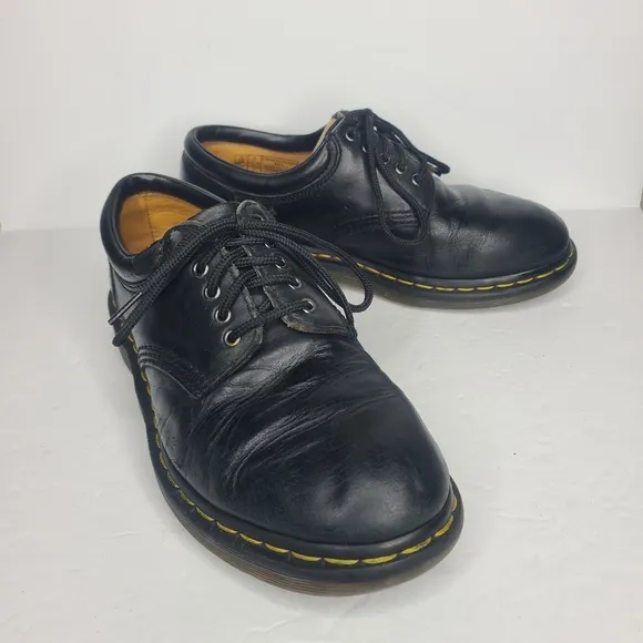 Vintage Dr. Martens Oxford Black Low Shoes‎ Unisex 6M 7W