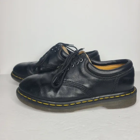 Vintage Dr. Martens Oxford Black Low Shoes‎ Unisex 6M 7W