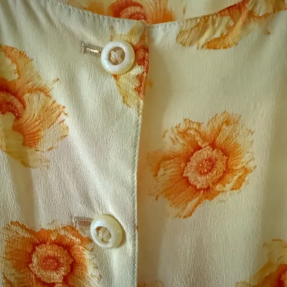 Vintage Escada Margaretha Ley Silk Maxi Dress | Size 40 |