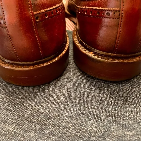 Vintage E.T. Wright Mahogany Longwings, Size 11 A