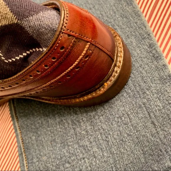 Vintage E.T. Wright Mahogany Longwings, Size 11 A