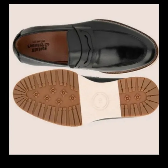 Vintage Foundry James Penny Loafer Leather Shoes Dust Bags and Shoe Horn