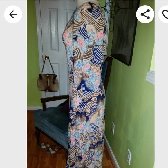 Vintage Glam Ingrid Cado for Neiman Marcus Maxi Dress