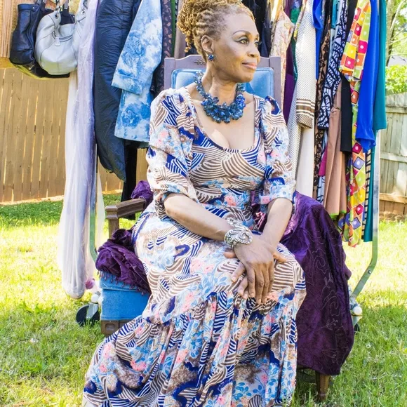 Vintage Glam Ingrid Cado for Neiman Marcus Maxi Dress