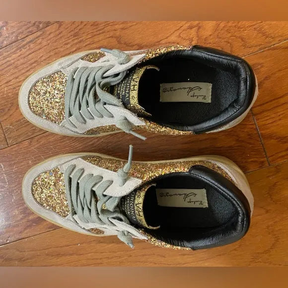 Vintage Havana Kristen Gold Multi Glitter Sneaker
