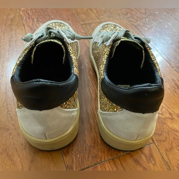 Vintage Havana Kristen Gold Multi Glitter Sneaker