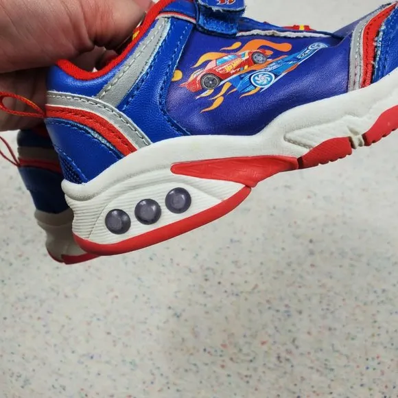 Vintage Hot Wheels Light Up Shoes Toddler 6