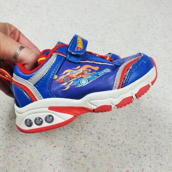 Vintage Hot Wheels Light Up Shoes Toddler 6