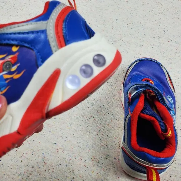 Vintage Hot Wheels Light Up Shoes Toddler 6
