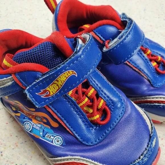 Vintage Hot Wheels Light Up Shoes Toddler 6