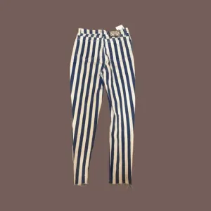 Vintage Jacko Jean Women’s Striped High Rise Slim Fit Jeans Size 27