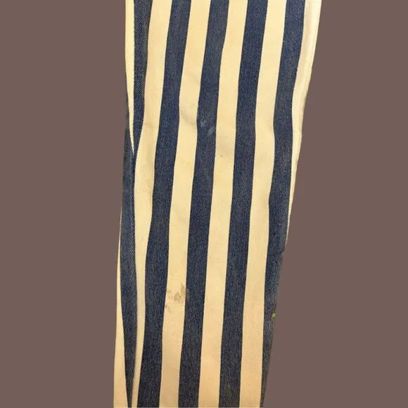 Vintage Jacko Jean Women’s Striped High Rise Slim Fit Jeans Size 27