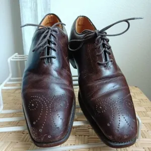 Vintage Justin Golf Shoes Dark Brown MenS
